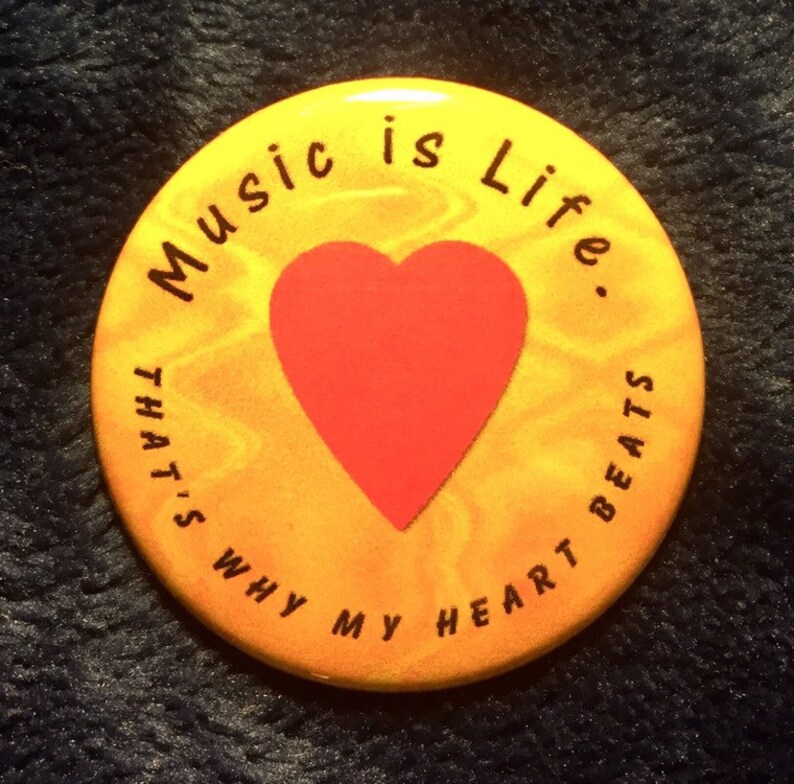 Music is Life PinButton