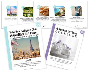 Adventures in France Level 1 Bundle + Cookbook
