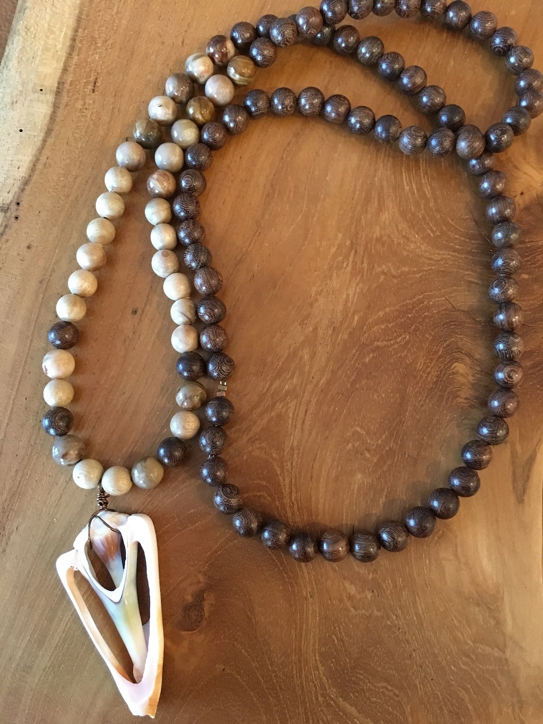 Shell Maala Shell Mala - Etsy