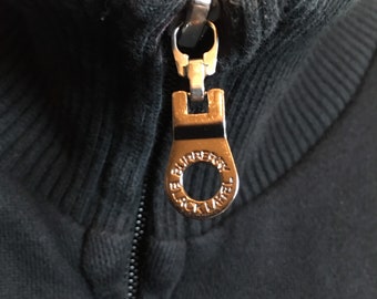 Burberry Black Label Embroidery Logo Full Zip Sweatshirt - Etsy