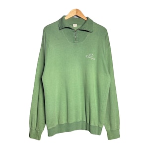 Vintage Champion Spell Out Quarter Zip Sweatshirt