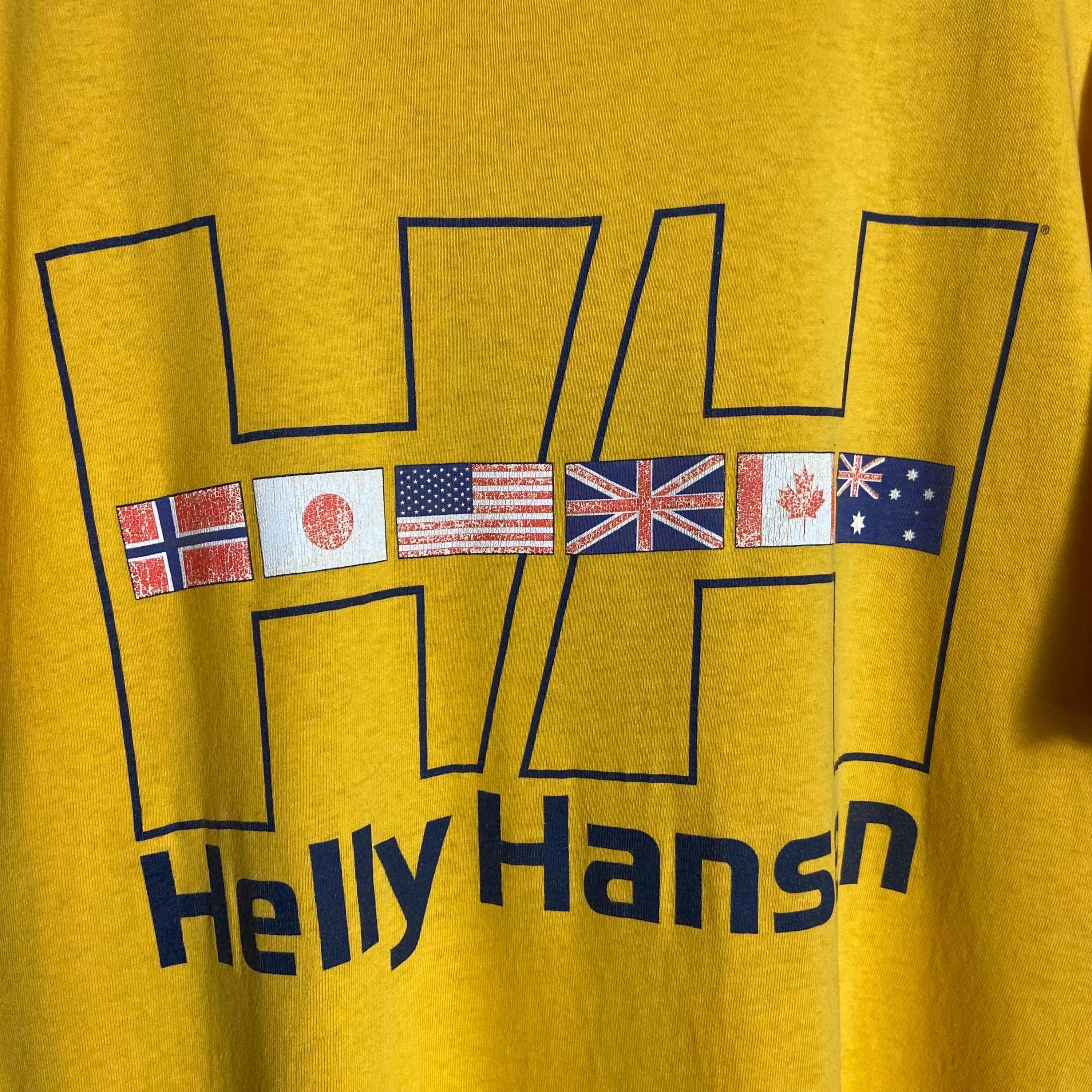 ヴィンテージ 90年代 ヘリーハンセン シーギア ビッグロゴ Tシャツ 