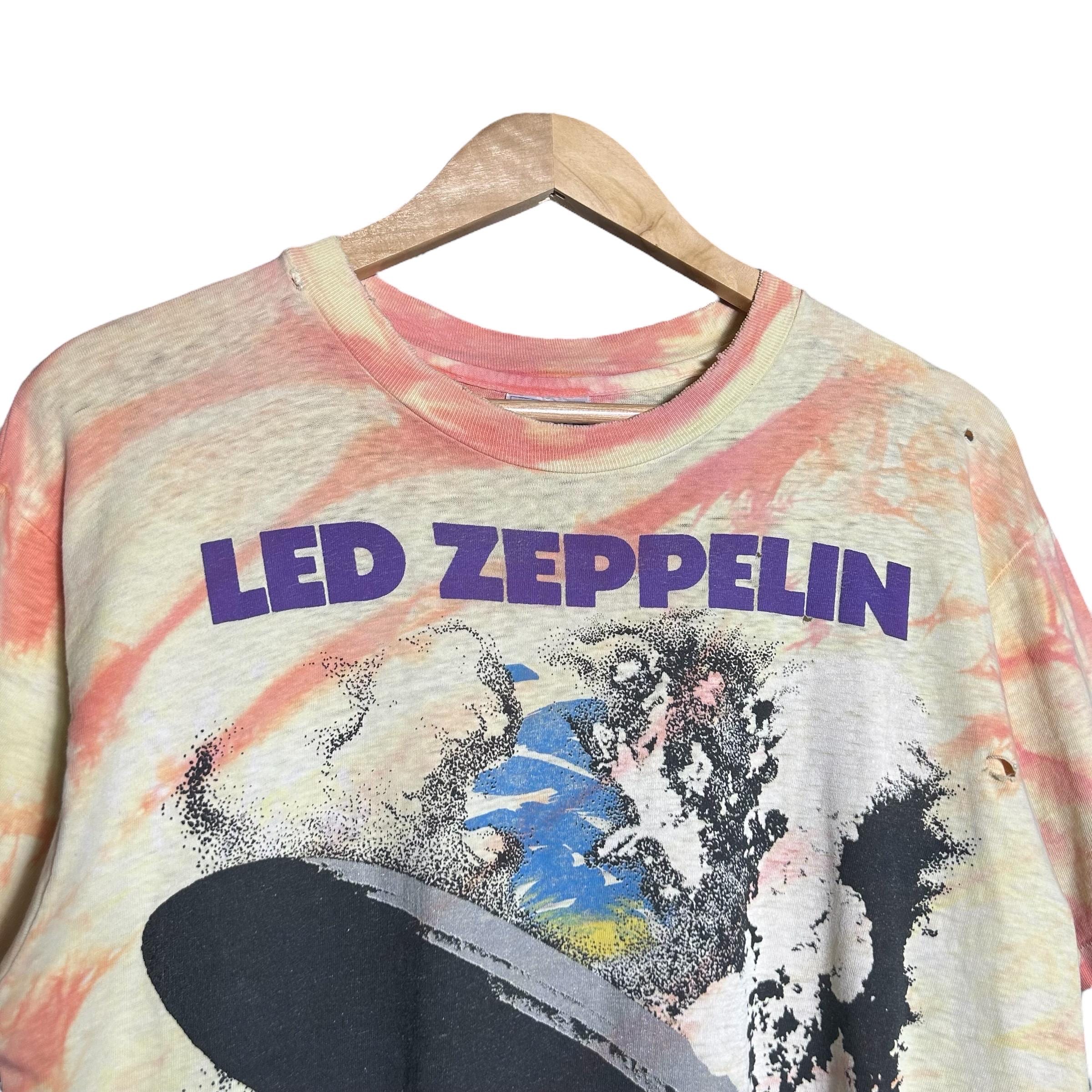 Vintage 90s Led Zeppelin Tie Dye Tshirt - Etsy
