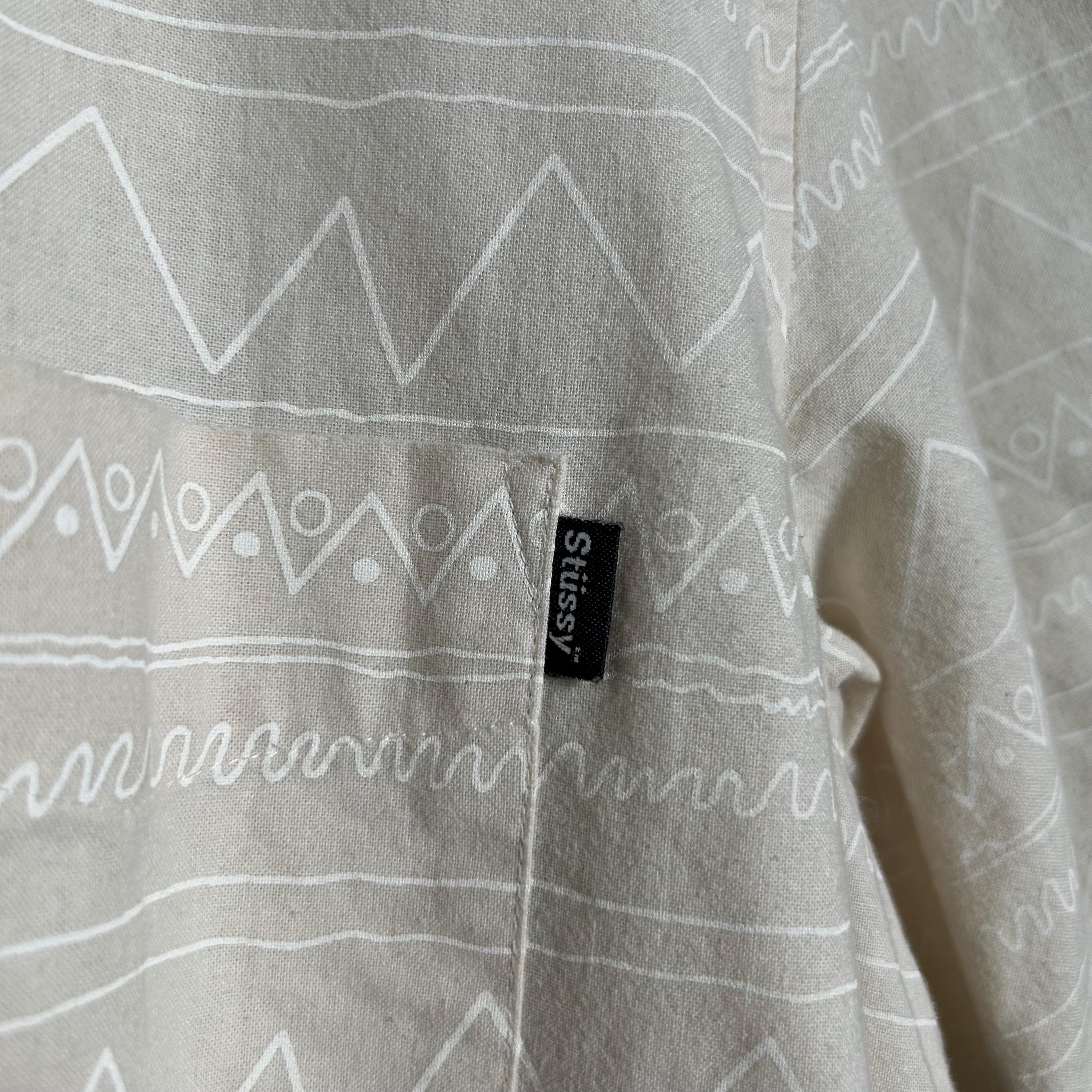 Vintage 90s Stussy Hawaii Print Shirt - Etsy