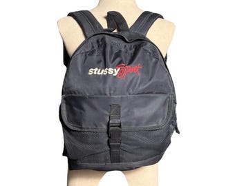 Vintage 90s Stussy Sport Embroidery Logo Backpack - Etsy Israel
