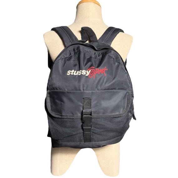 OLD STUSSY SPORT ナップサック 90s ヴィンテージ ブラック 90s
