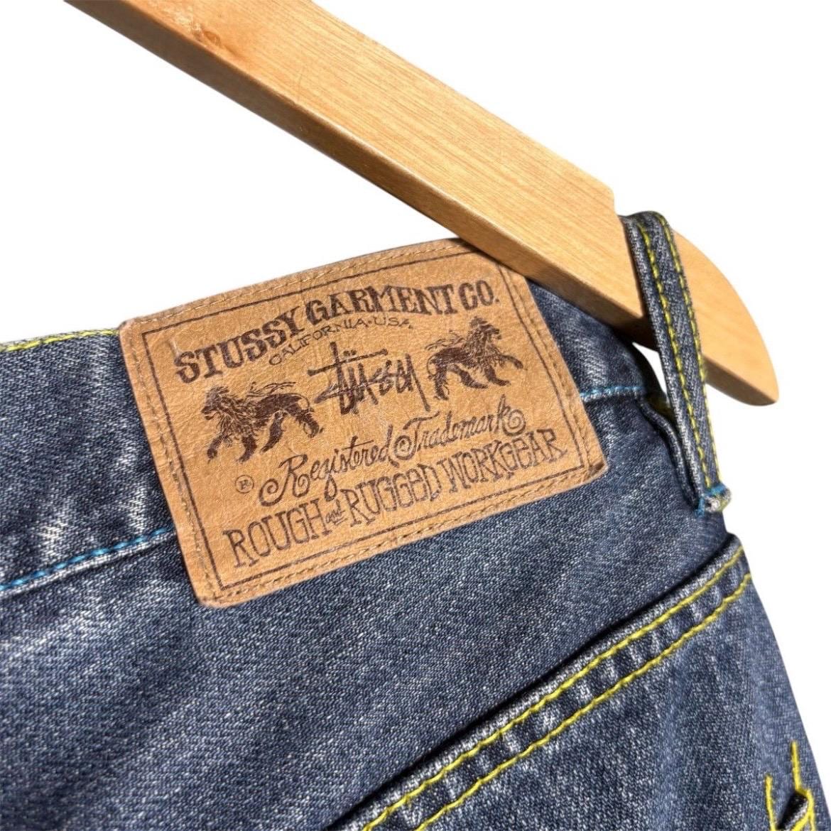Vintage Stussy Rough Rugged Denim Skull Logo Jeans Pants - Etsy