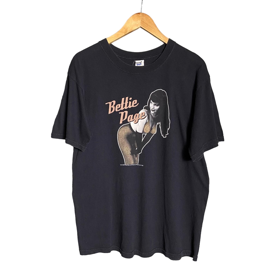 ヴィンテージ ベティ・ペイジ グラフィック T シャツ - Etsy 日本