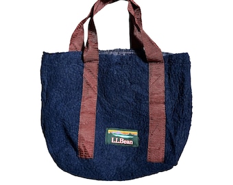 Vintage 90s Deadstock Canvas L.L. Bean Boat and Tote Mini - Etsy