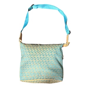 Vintage Fendi Monogram Crossbody Bag/ Shoulder Bag