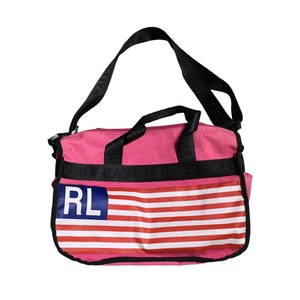 Ralph Lauren Big Logo Flag Messenger/Shoulder/Crossbody Bag
