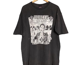 NIN Broken T-shirt | Nine Inch Nails Broken Logo Tee - Etsy