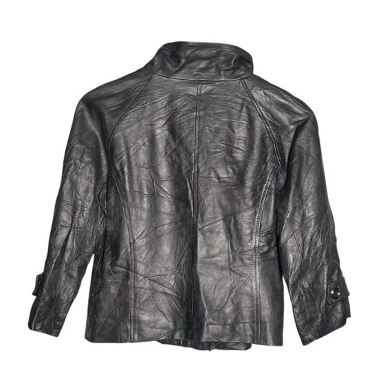 Vintage 90s Balmain Leather Jacket - Etsy