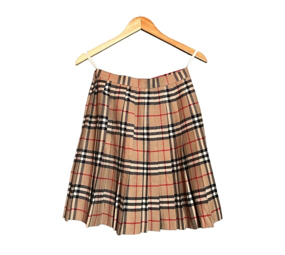 Vintage burberry skirt sale