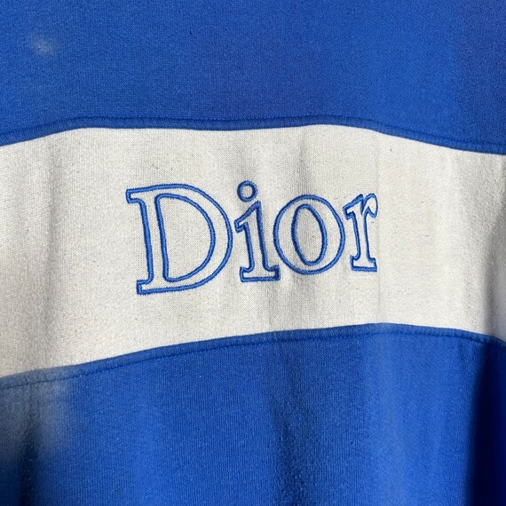 Vintage Christian Dior Big Logo Embroidery Sweater - Gem