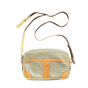 Vintage 90s Fendi Monogram Crossbody Bag