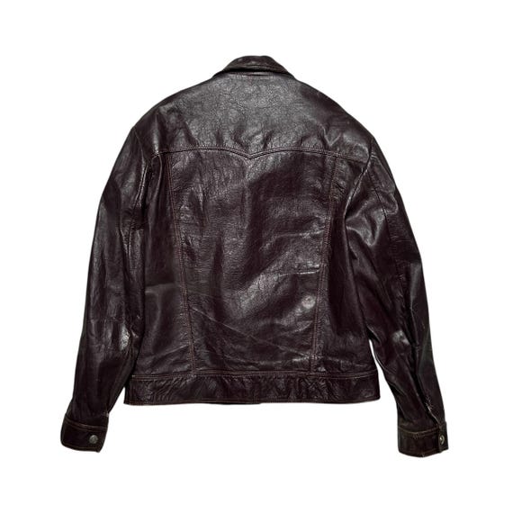 【vintage】ヴィンテージレザーボンバージャケット Lサイズ ブラック ヴィンテージレザーボンバージャケット - Etsy 日本