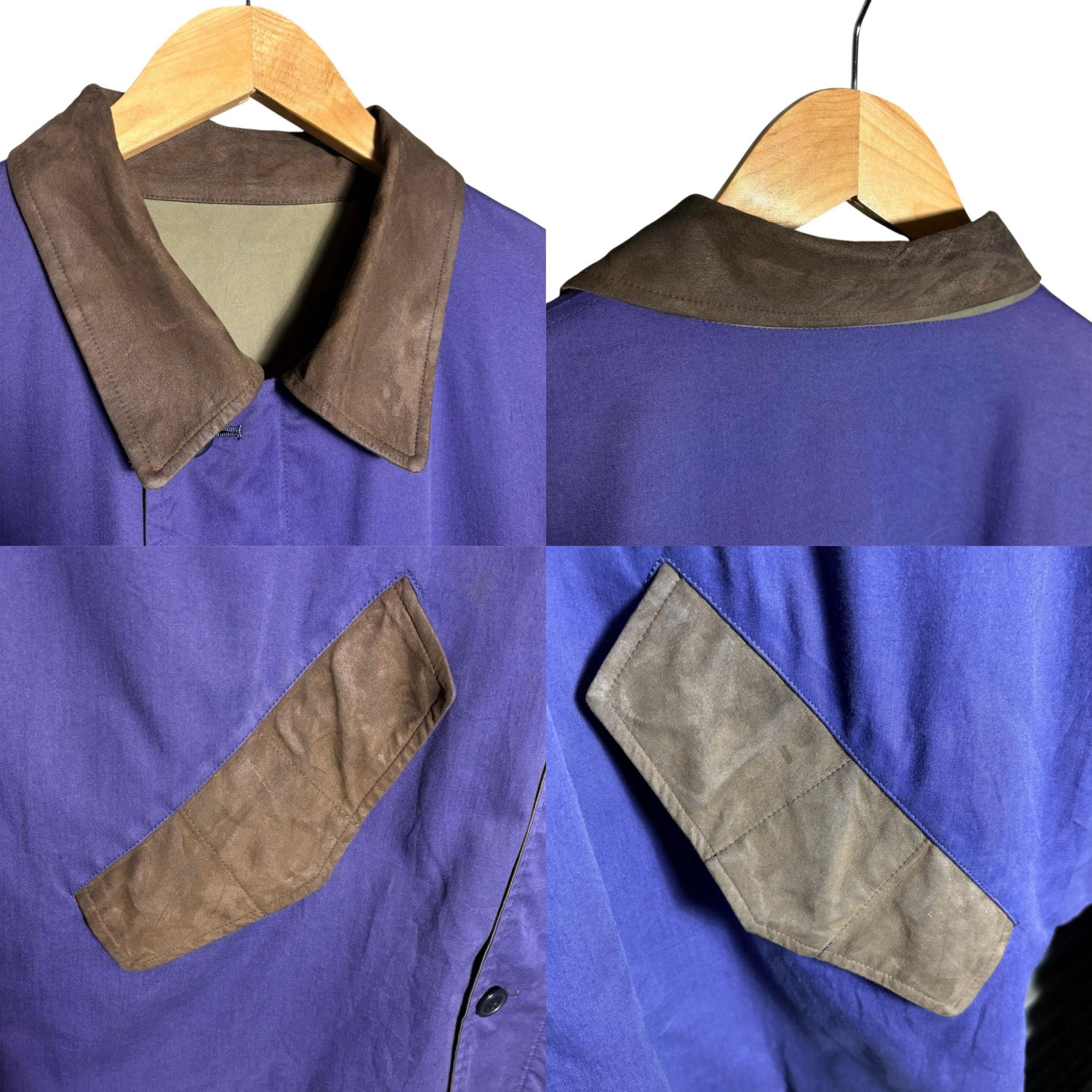 90s Christian Dior 日本製 ニット切替 レザージャケット 本革 Vintage Christian Dior Leather Pattern Reversible Jacket/coat - Etsy