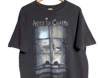 Vintage Alice in Chains Tour Grunge Rock Band T-Shirt