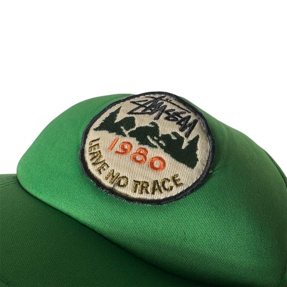 Vintage Stussy Leave No Trace Trucker Hat - Etsy