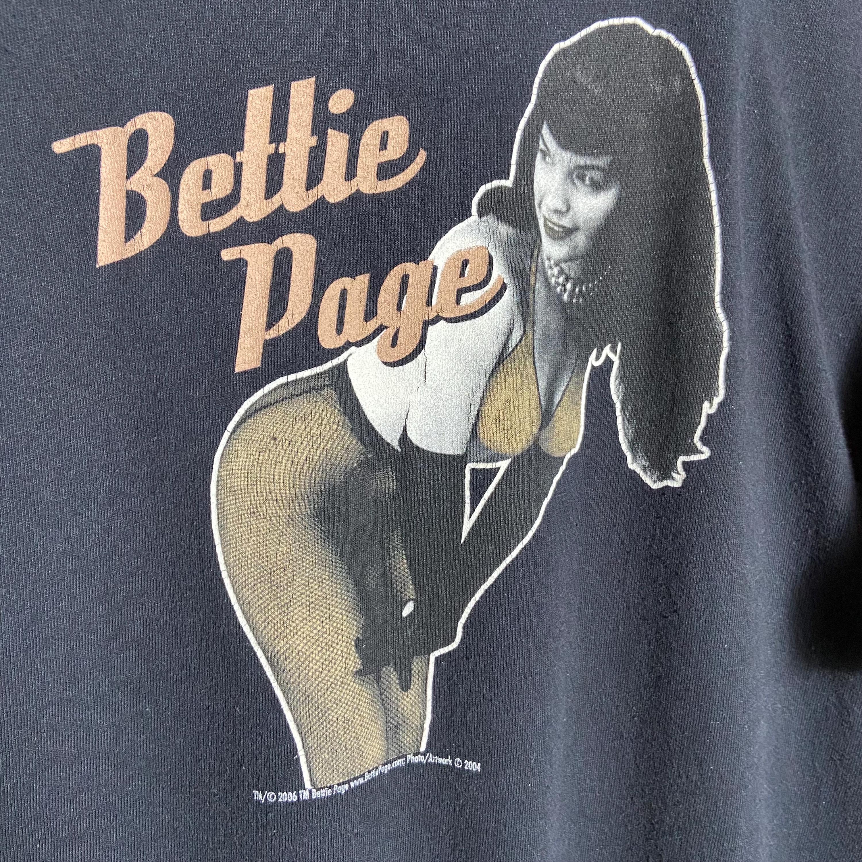ヴィンテージ ベティ・ペイジ グラフィック T シャツ - Etsy 日本