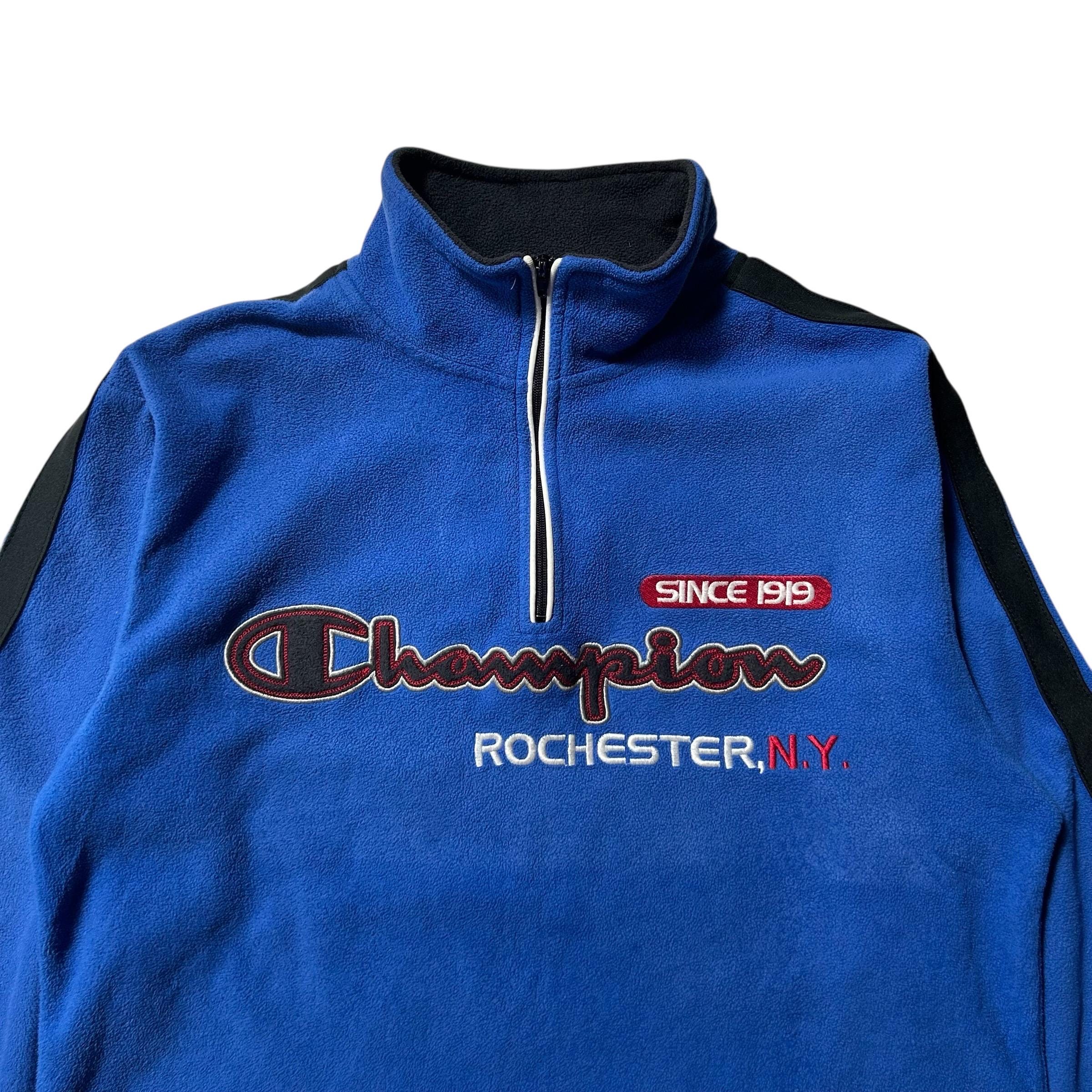 Vintage Champion Logo Quarter Zip Sweatshirt - Etsy