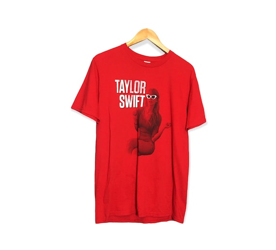 Gildan Taylor Swift Band T-shirt, Band T, Men's S size cotton black type Vintage Second Hand
