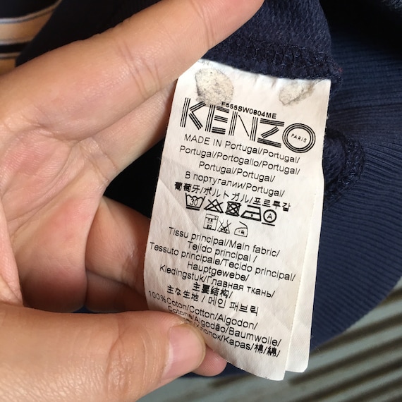Vintage Kenzo Paris Embroidery Sweatshirt - Etsy