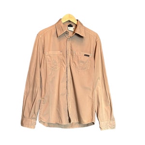 Dolce and Gabbana Big Logo D&G Embroidery Long Sleeve Shirt