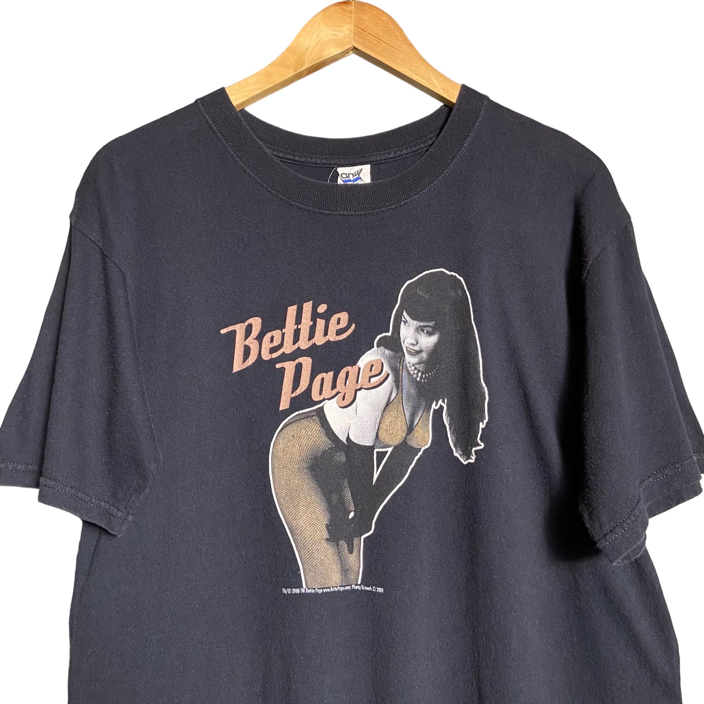 ヴィンテージ ベティ・ペイジ グラフィック T シャツ - Etsy 日本
