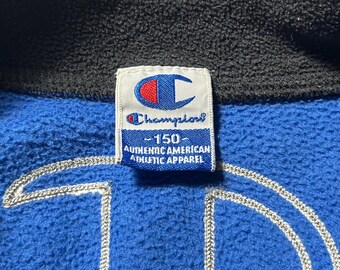 Vintage Champion Logo Quarter Zip Sweatshirt - Etsy