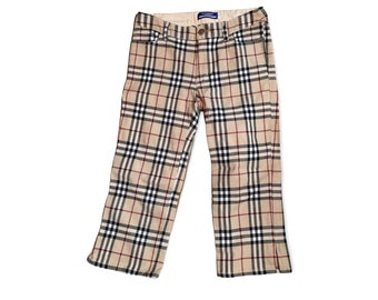 BURBERRY London Men's Navy Cotton Chino Pants Sport Line Trousers