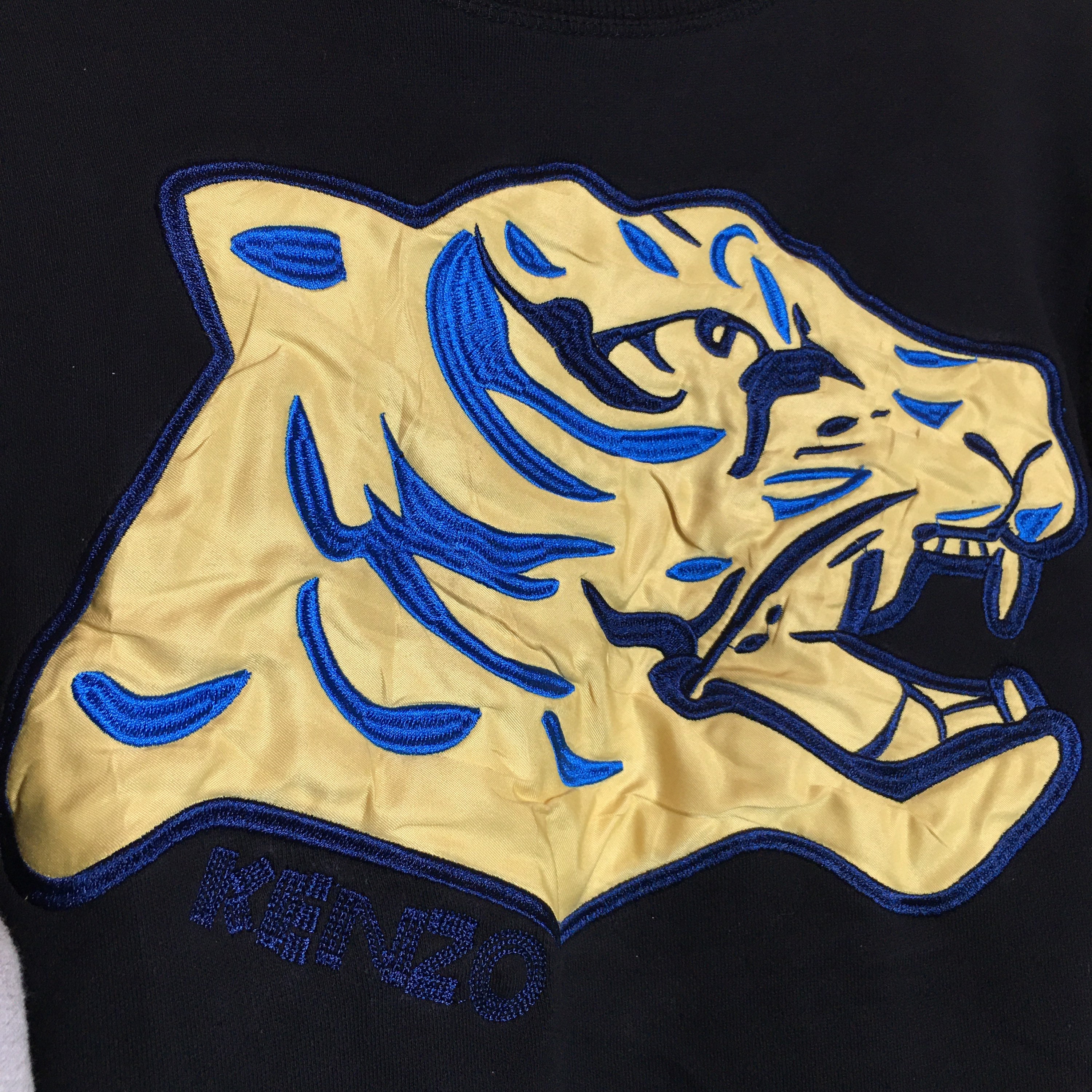 Kenzo Tiger Logo Embroidery Sweatshirt - Etsy