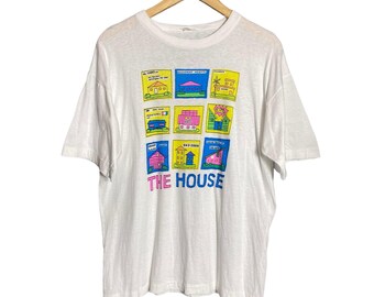 【90size】house on the hill Tシャツ　flower 90size】house on the hill Tシャツ flower vintage-1990s