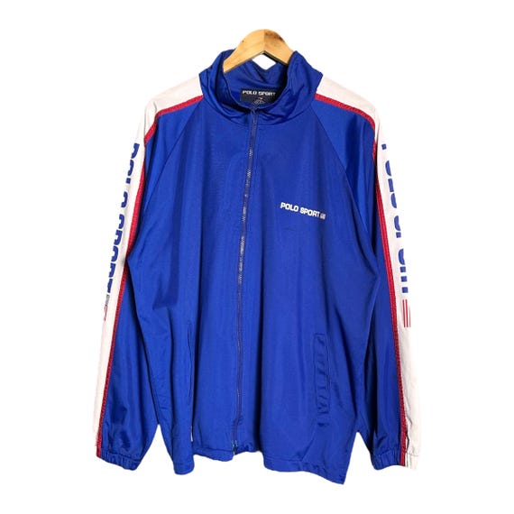 90s POLO SPORT トラックジャケット 90年代ヴィンテージ ポロスポーツ ラルフローレン ロゴ トラックスーツ