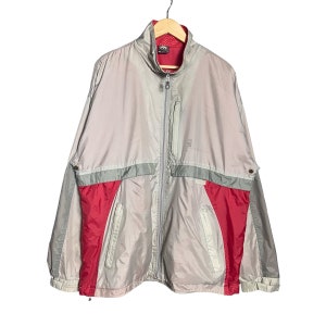 Vintage Osiris Skateboard Color Block Windjacke