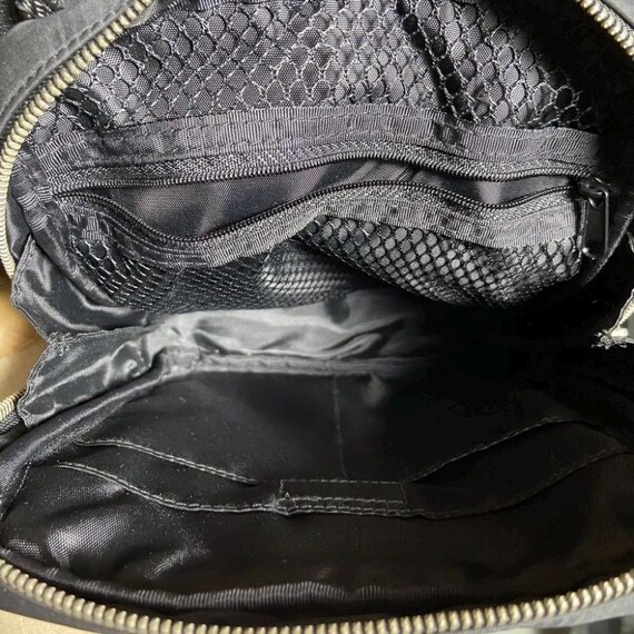 Yohji Yamamoto Y'saccs Leather Pattern Nylon Crossbody Bag Yohji Yamamoto Y'saccs Leather Pattern Nylon Crossbody Bag
