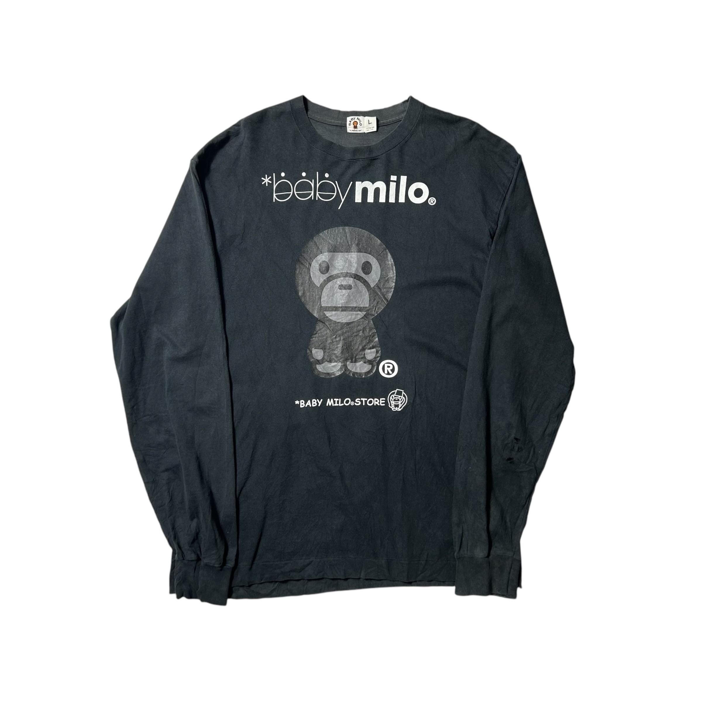 Baby Milo Big Logo Long Sleeve T-shirt - Etsy