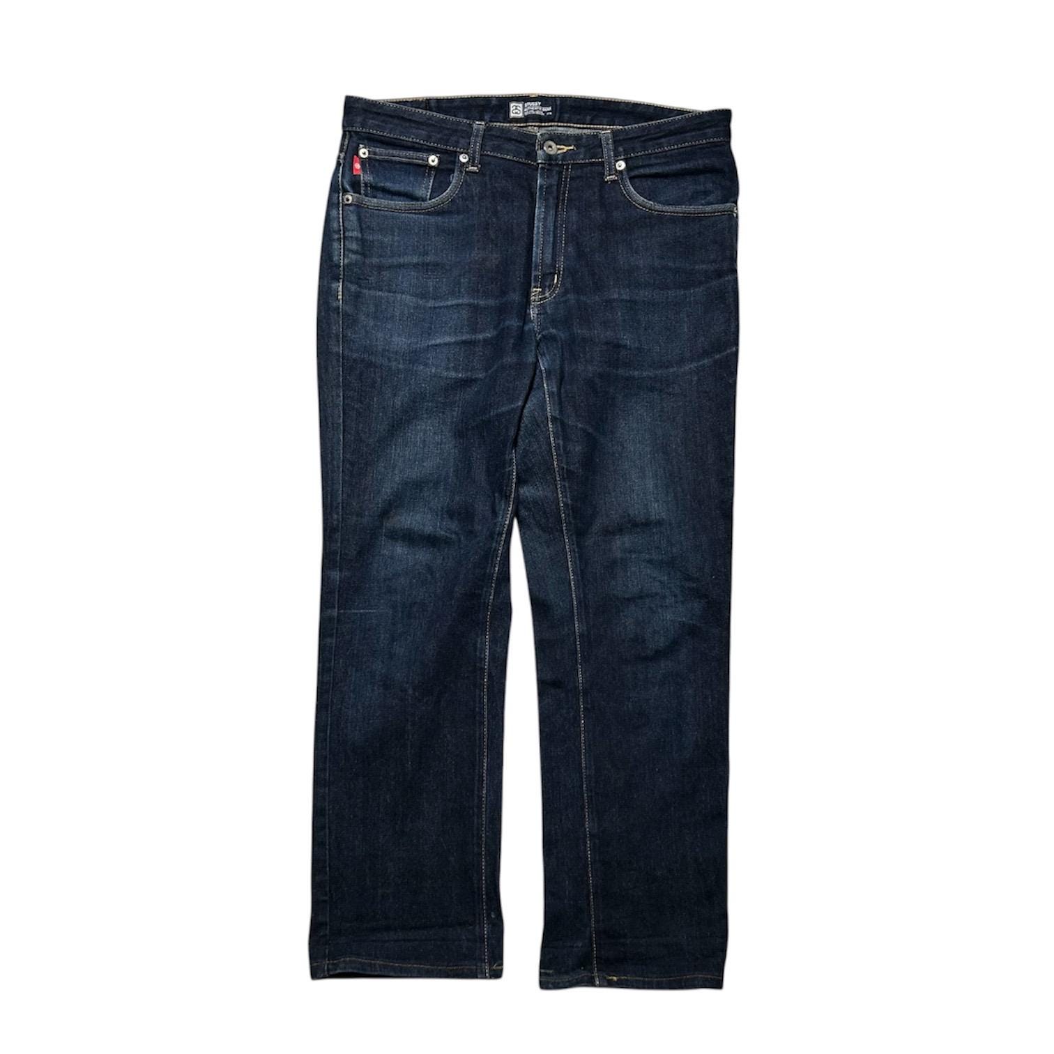 Vintage Stussy Logo Denim Jeans Pants - Etsy