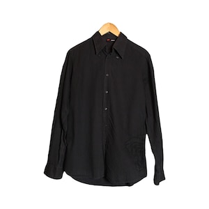 Versace Sport Medusa Embroidery Logo Long Sleeve Shirt