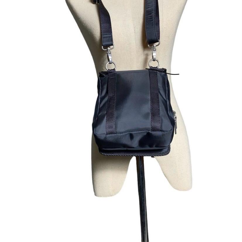 Vintage Yohji Yamamoto Y'saccs Black Nylon and Leather Bag