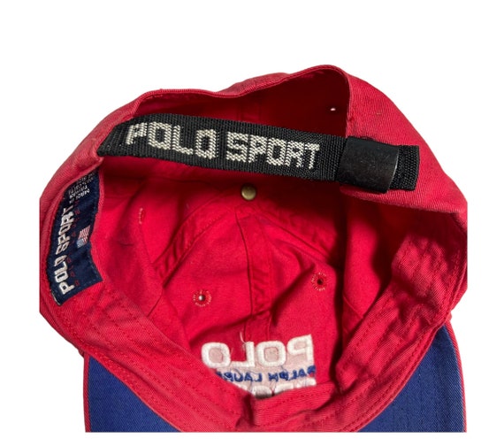Vintage 90s Polo Sport Ralph Lauren Cap/Hat - image 5