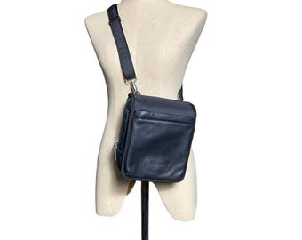 Yohji Yamamoto Y’saccs Leder Muster Nylon Crossbody Bag / Schultertasche