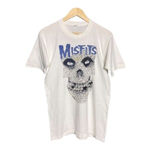 ミスフィッツ　ビンテージTシャツ　夏フェスアイテム MISFITS ヴィンテージスタイル ブラック T シャツ - ミス