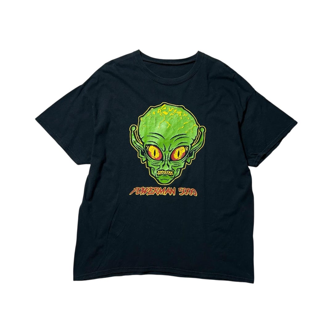 Powerman 5000 Alien Head Band T-shirt - Etsy
