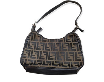 Fendi Vintage Zucca Shoulder Bag