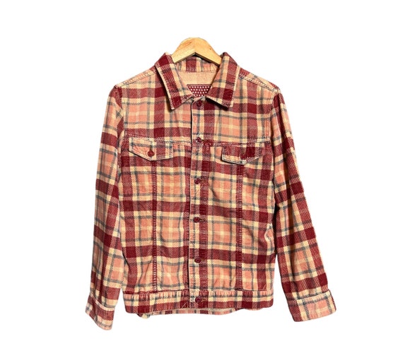 HYSTERIC GLAMOUR チェック柄ジャケット TYPE LOGO チェックトラッカージャケット|HYSTERIC GLAMOUR