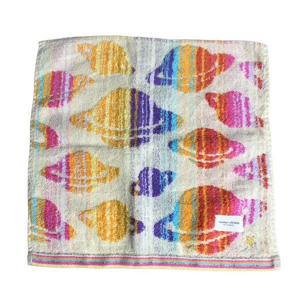 Tsumori Chisato By Issey Miyake Space Saturn Multi Color Bathroom Handkerchief