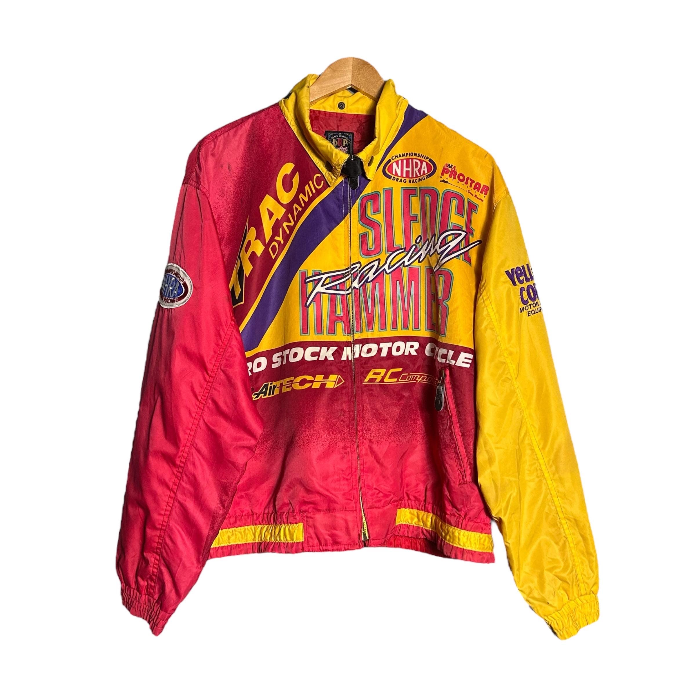 Rare Vintage 90s Yellow Corn Motor Sports Racing Jacket - Etsy