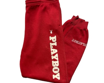 Vintage 90er Jahre Playboy Logo Jogginghose